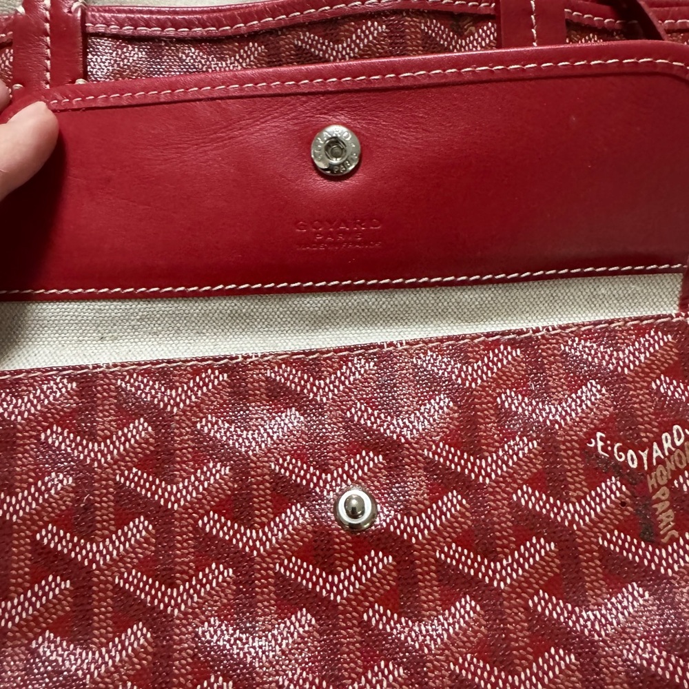 Goyard Red Tote Bag - Picture 5 of 10